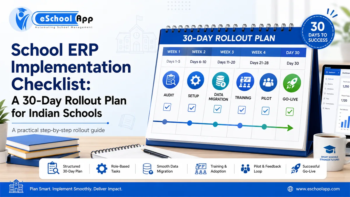 School ERP Implementation Checklist: A 30-Day Rollout Plan for Indian Schools